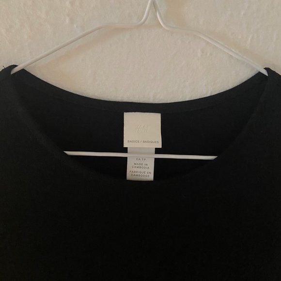 Simple Black Jersey Dress - H&M - Picture 3 of 3